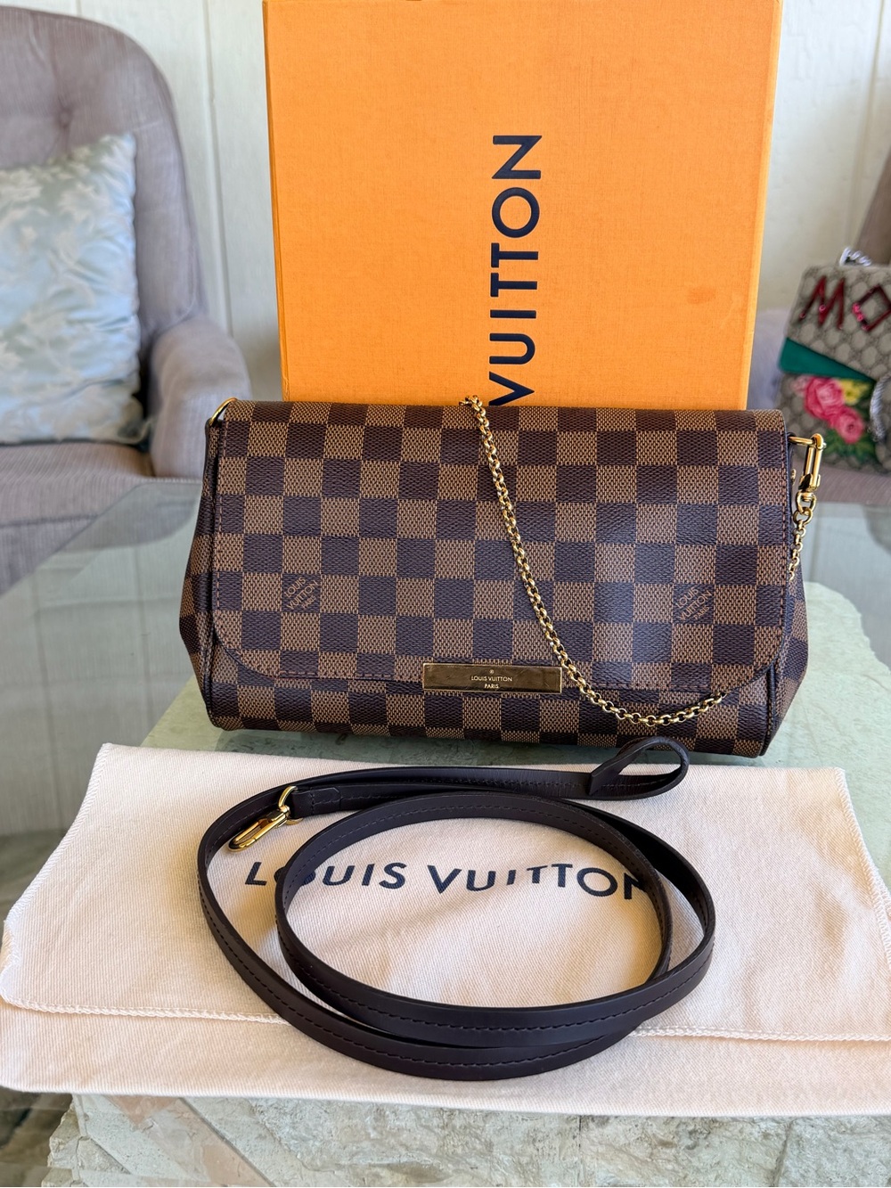 Louis Vuitton Favorite MM AUCTION HOUSE DISPLAY